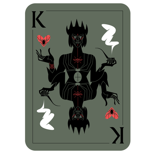 We want your artistic take on the King of Hearts playing card Design por olhar