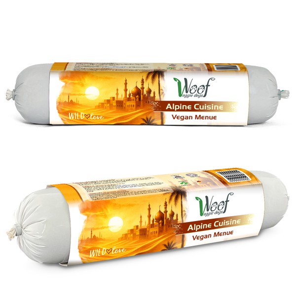 vegan inspired dog food packaging 