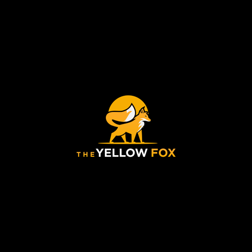 The Yellow Fox Design by PIXSIA™