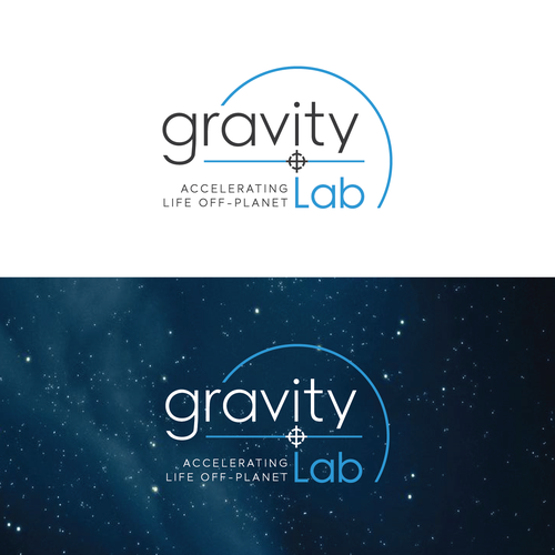 Space exploration logo - orbiting artificial gravity laboratory Design by Lidya.ss