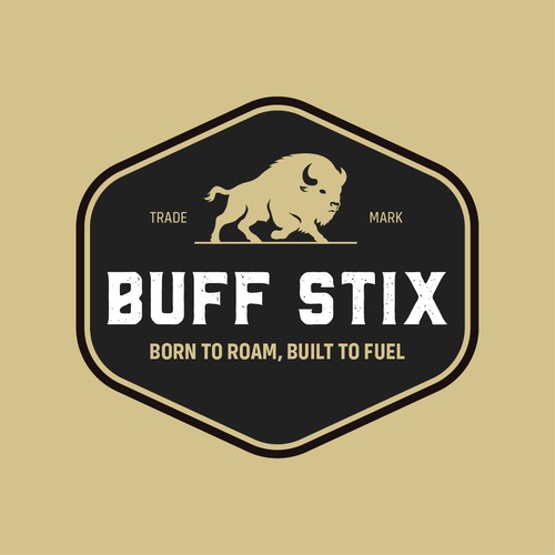 Buff Stix...Lean, Delicious, Buffalo Strong. Design by Studio 135+