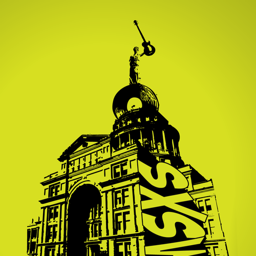 Design Official T-shirt for SXSW 2010  Design by nepatiz