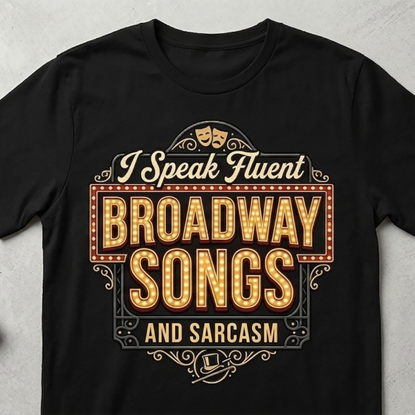 Broadway Showbiz Phrase T-Shirt