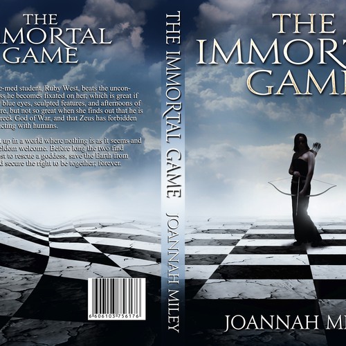 Unique book cover for suspenseful paranormal-romance novel! Design by Chameleonstudio74