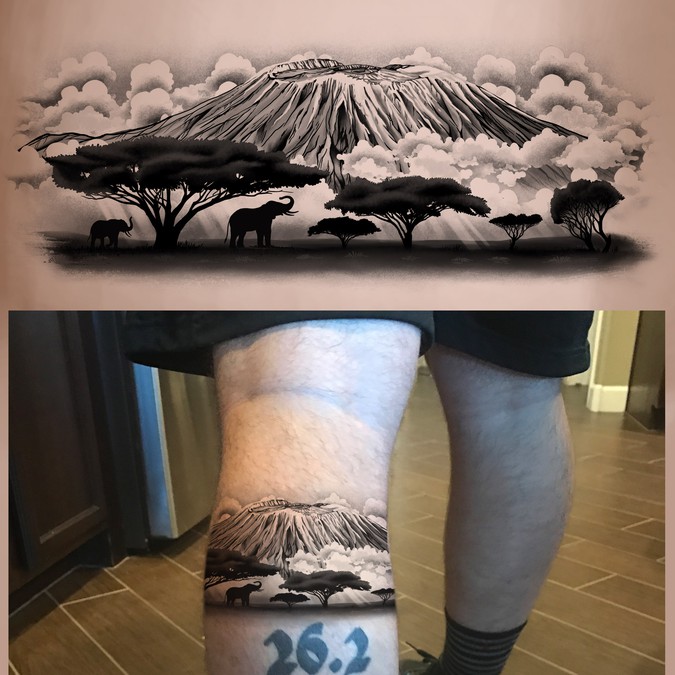 Mount Kilimanjaro tattoo Tattoo contest