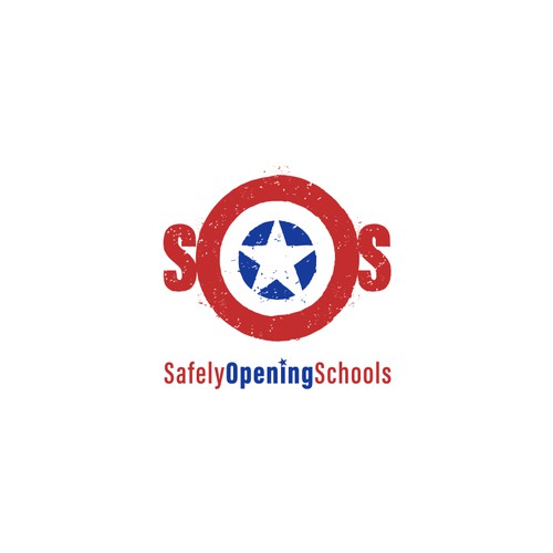 Logo for a group of Super Hero's working to get Kids back to school Design by boXi