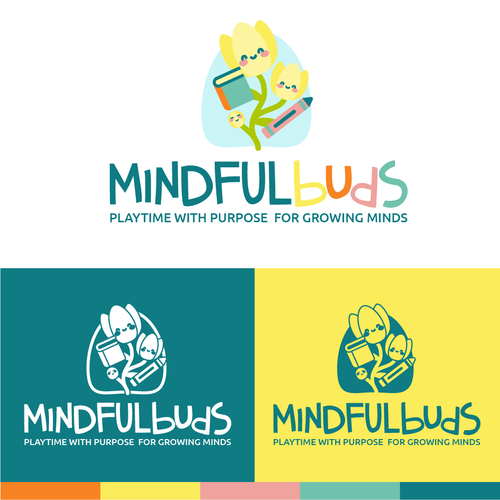 Appealing logo for early childhood learning resources business Design by Sara Chester