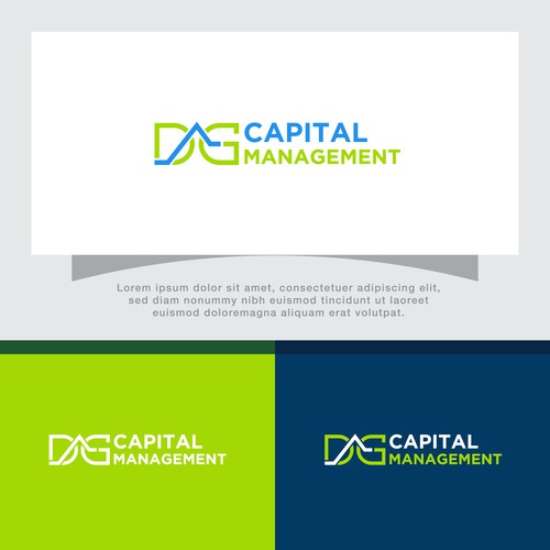 Logo & Brand guide for DG Capital Management an options trading Hedge Fund. Design by rouf_art