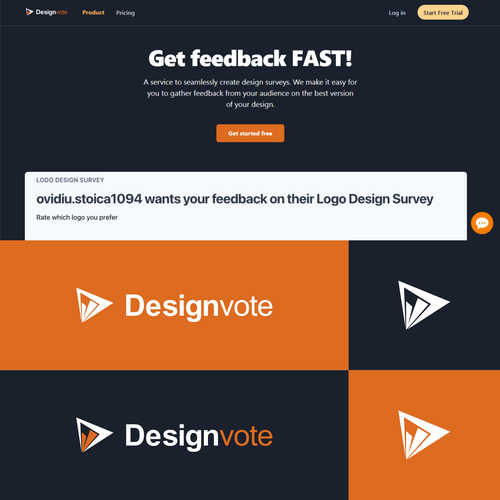We need a great logo for our feedback application to appeal to designers Design by Nganue