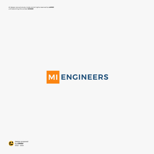 Contemporary feel for Engineer Consultants who want to stand out Design by lariso™