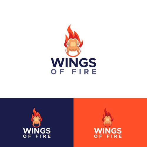 WINGS OF FIRE LOGO Design by MisterR