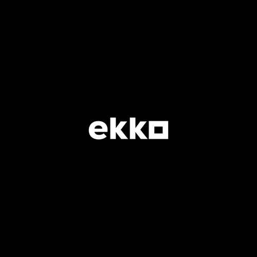 SIMPLE LOGO - ekko Letters then dm after Design by Saveht