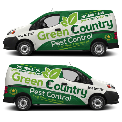 Stunning Wrap for Pest Control Van Design by theANUNGs