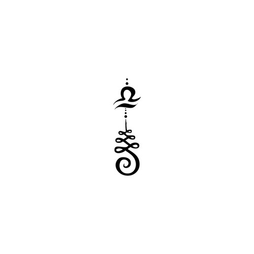 Unalome/Libra Scales Wrist Tattoo Design by RadeM