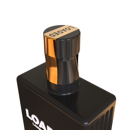 Masculine Cologne-Scented Laundry Detergent Bottle Diseño de Hamed.1