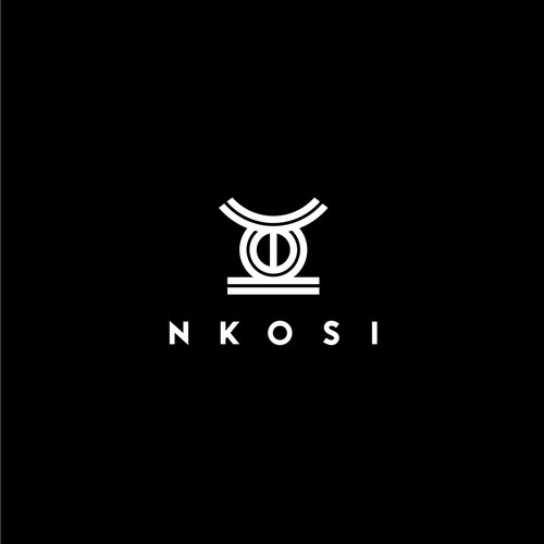 Powerful and Modern logo based on the Ohene Adwa (king's stool) symbol for an African clothing brand Design by Tanobee