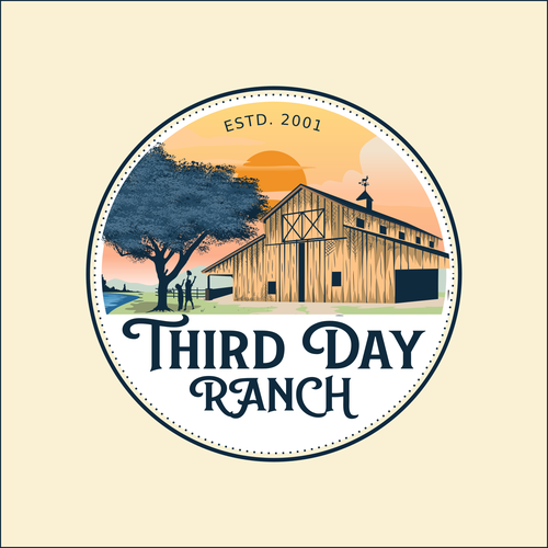 Capture essence of Texas ranch experience in new Third Day Ranch logo-ontwerp door Rav Astra