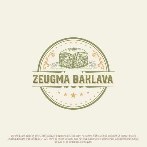 High quality Turkish baklava shops in Bosnia and Herzegovina-ontwerp door Kris1923