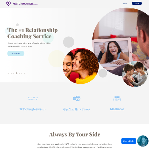 Modern & Sleek Design to Attract Singles who are Stuck at Dating Design by nazdesigns7