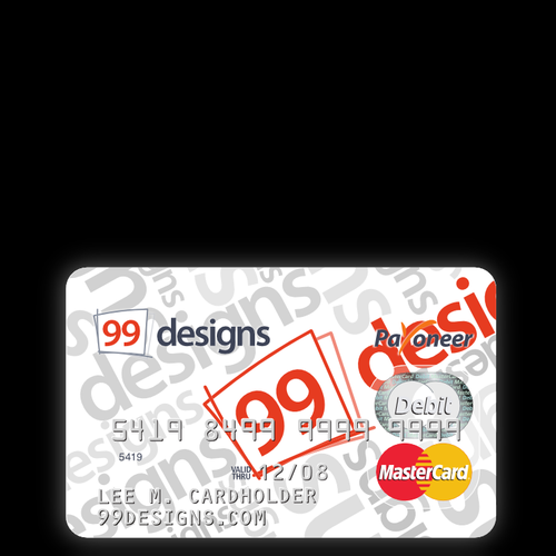 Prepaid 99designs MasterCard® (powered by Payoneer) Design by mcs