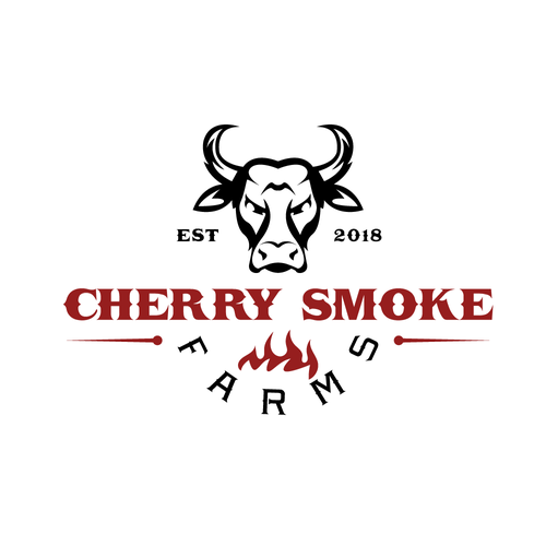 Beef Jerky logo for Cherry Smoke Farms | Logo design contest