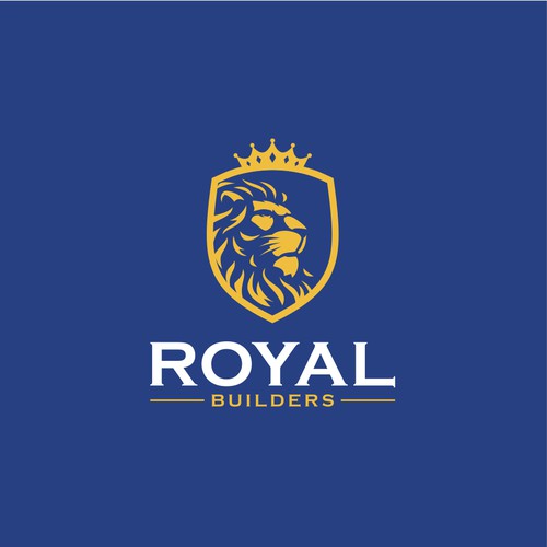 Design a "royal" logo for a new construction company startup. Design by Genovius