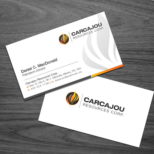 stationery for Carcajou Resources Corp. Diseño de REØdesign