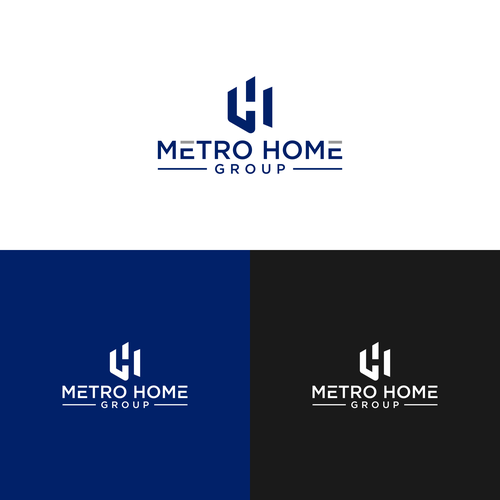 Metro Home Group Real Estate Team Logo Diseño de MaroUkoru