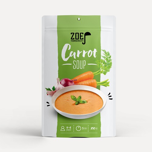Modern / trendy soup packaging! Diseño de MonaGus