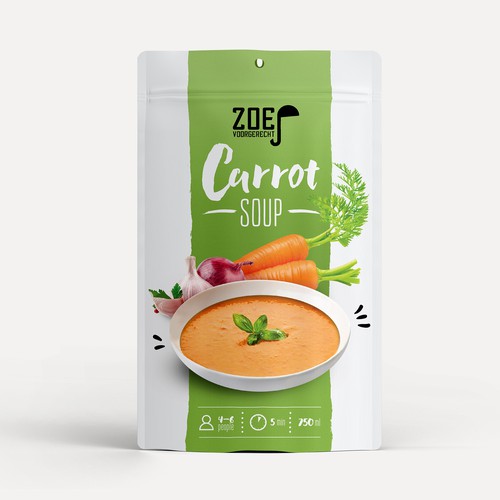 Modern / trendy soup packaging! Design by MonaGus