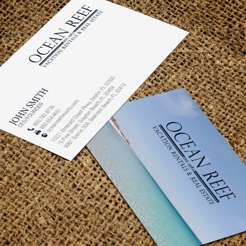 Design a fun, beach-inspired Business Card Design by chandrayaan.creative