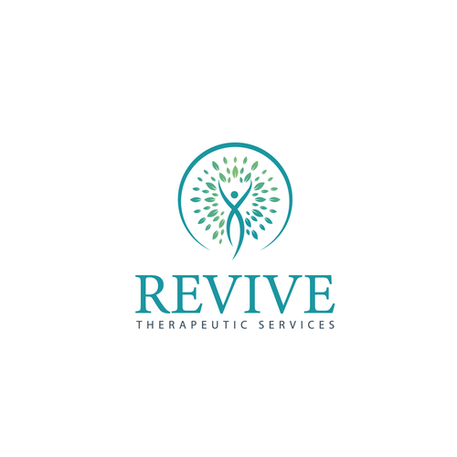 Looking for a modern, refreshing logo for Revive Therapeutic Services Design réalisé par workhard_design