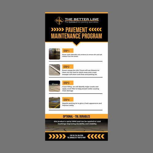 pavement maintenance Design by Arganesia