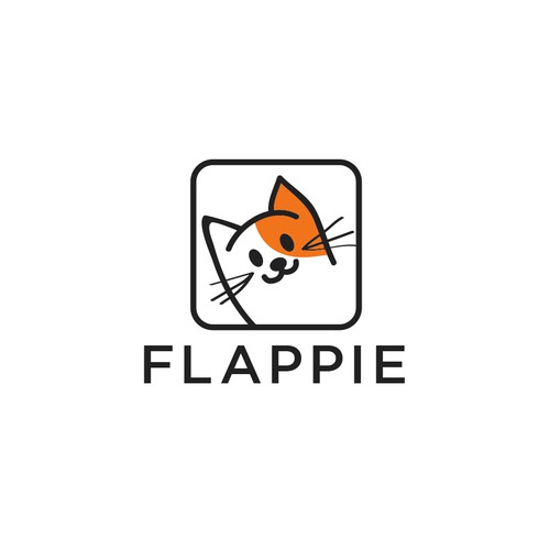 design a logo for the world's smartest cat flap door using AI Design by Hito