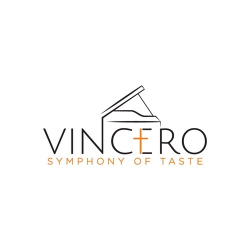 Making a logo in a restaurant (Name is VINCERO) Design by THE DESIGNSTER