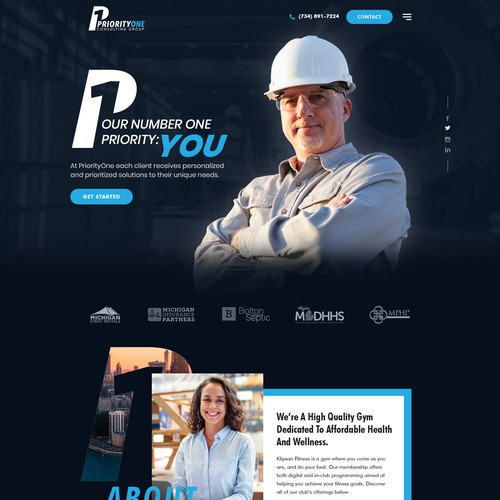 Design a simple and appealing consulting website Design by Smashing Boys