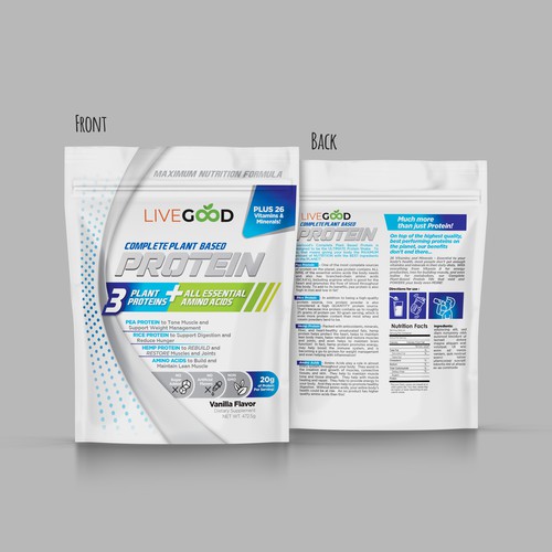 ***GUARANTEED PRIZE*** - LABEL DESIGN for Protein Powder -*****NEW***** Design by Budhi Nuryanto