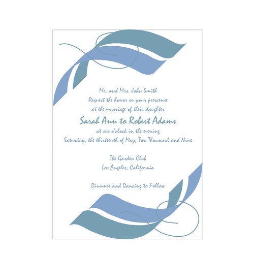 Letterpress Wedding Invitations Design by sheila