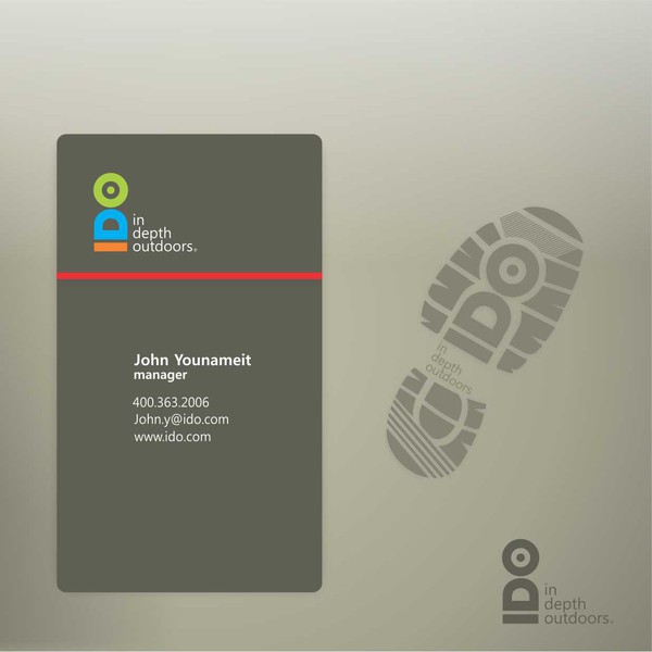 Design by n'Beth titled "Help In Depth Outdoors with a new logo"