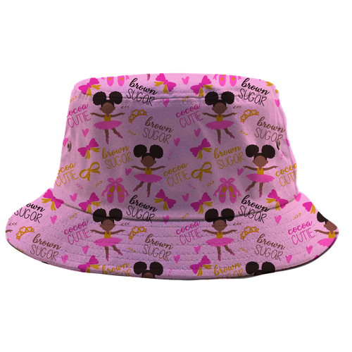 Bucket Hat Designs for Girls (black culture theme) Design by ash00 Designs
