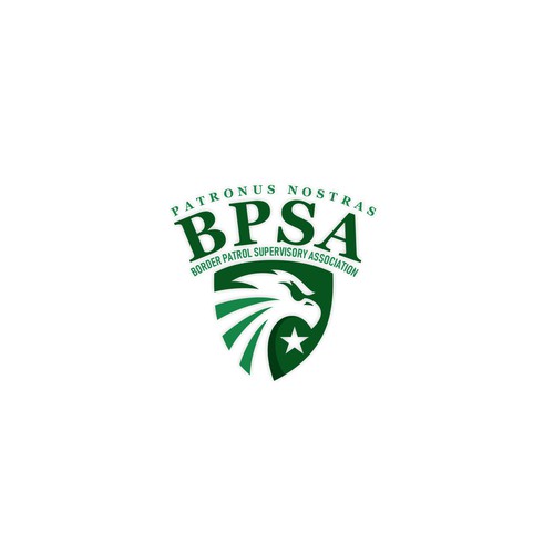 Border Patrol Supervisors Association Eagle Logo Design Design by dinoDesigns