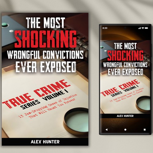 Design the Most Chilling and Eye-Catching True Crime Book Cover Ever! Design by Minimal Work