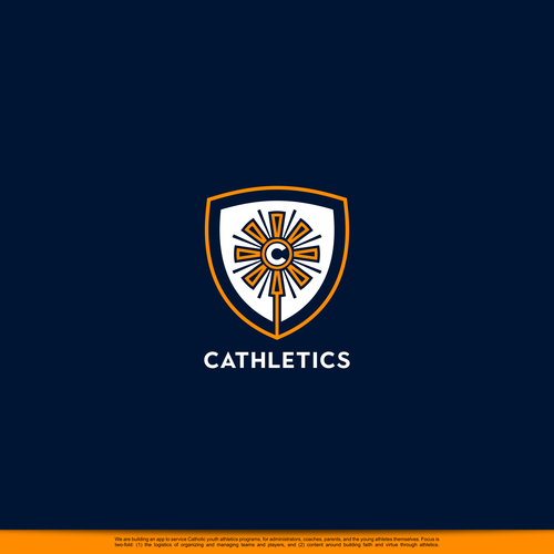 App branding: Christian Faith + Youth Athletics Design by DC | DesignBr