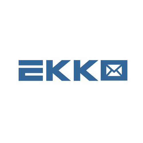 SIMPLE LOGO - ekko Letters then dm after Design by Gudauta™