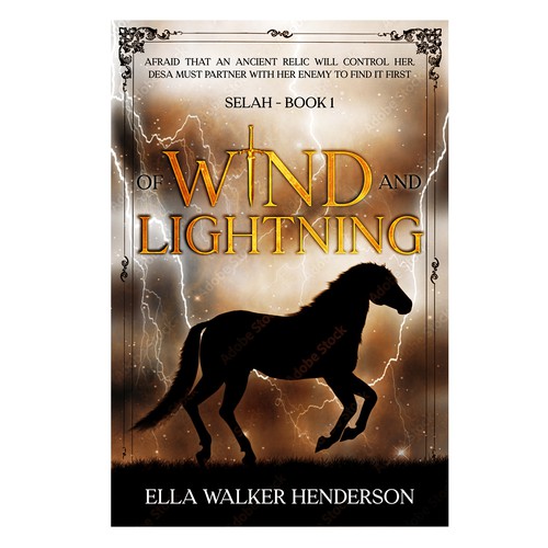 Fantasy book cover design Design by Anastasia Brenych