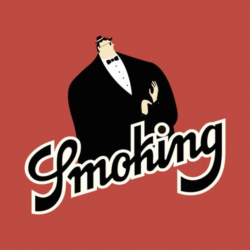 DRAW YOUR OWN MR. SMOKING - one open round - one winner - no final round Ontwerp door RuiAlmeida