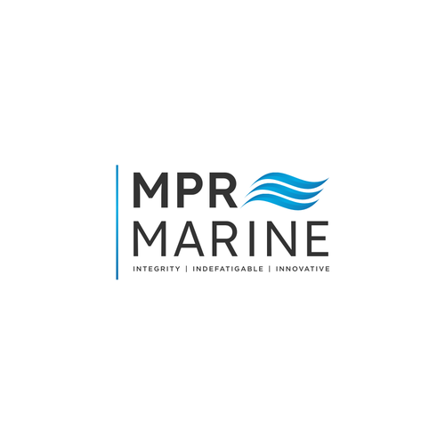 A Logo for a young, fresh, but with a nod to tradition, Maritime Consulting and Support Company. Design by pecas