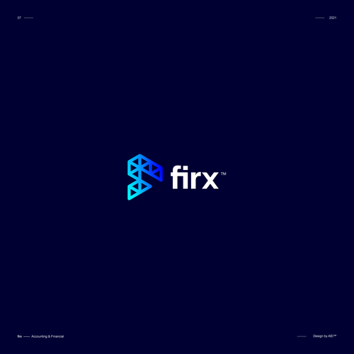 The new Firx Inc. brand identity, the european digital money leader. Design by AEI™