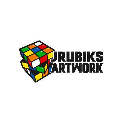 Puzzle together a Rubiks Cube Art business design! Design by Studio MH