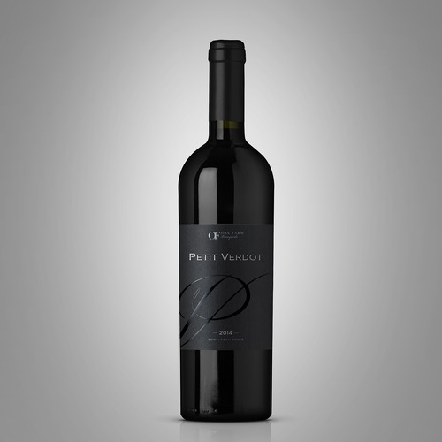 Design a new wine label for our new California red wine... Diseño de Byteripper